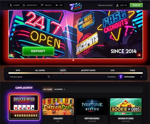 7Bit Casino-websted.