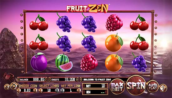 Fruit Zen spillemaskine Betsoft.