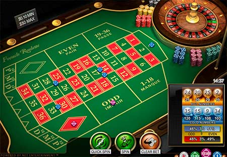 Dette er fransk (europæisk) roulette fra NetEnt-spiludbyderen. Kan f.eks. Spilles på FortuneJack casino.