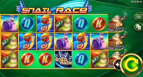 Booming Gamesin Snail Race -kolikkopeli.