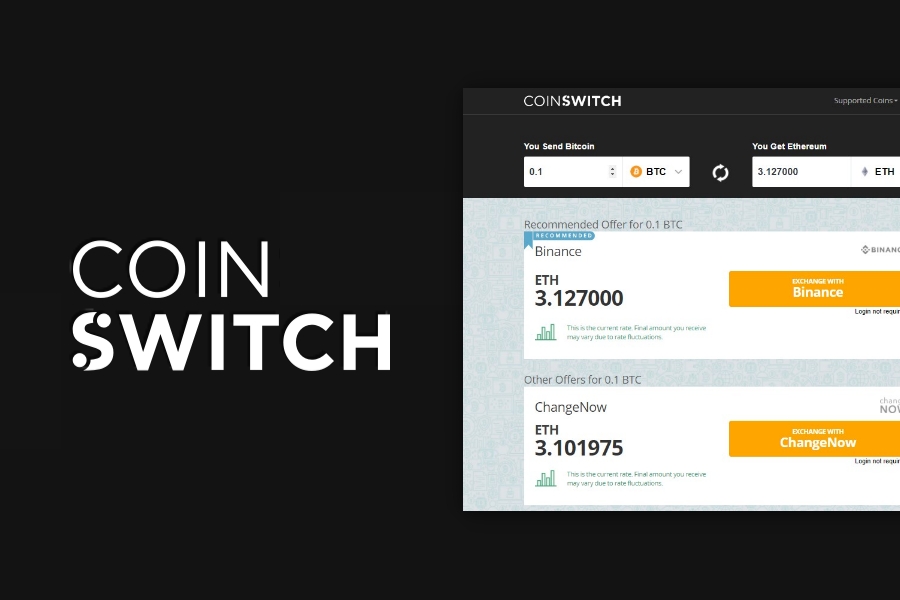 Coinswitch anmeldelse