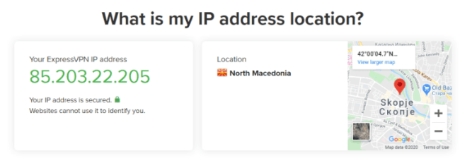 Express VPN -yhteys Pohjois-Makedoniaan