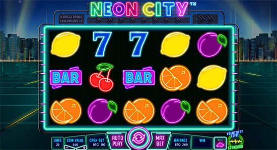 Neon City slot.