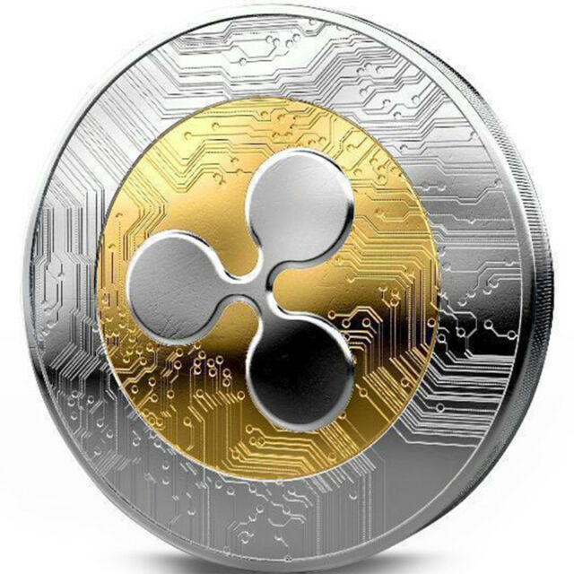 1stk Ripple Coin XRP Crypto Commemorative Ripple XRP Collectors ...